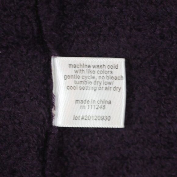 Barefoot Dreams Bamboo Chic Lite Women's Small Purple Open Front Cardigan - Picture 8 of 8